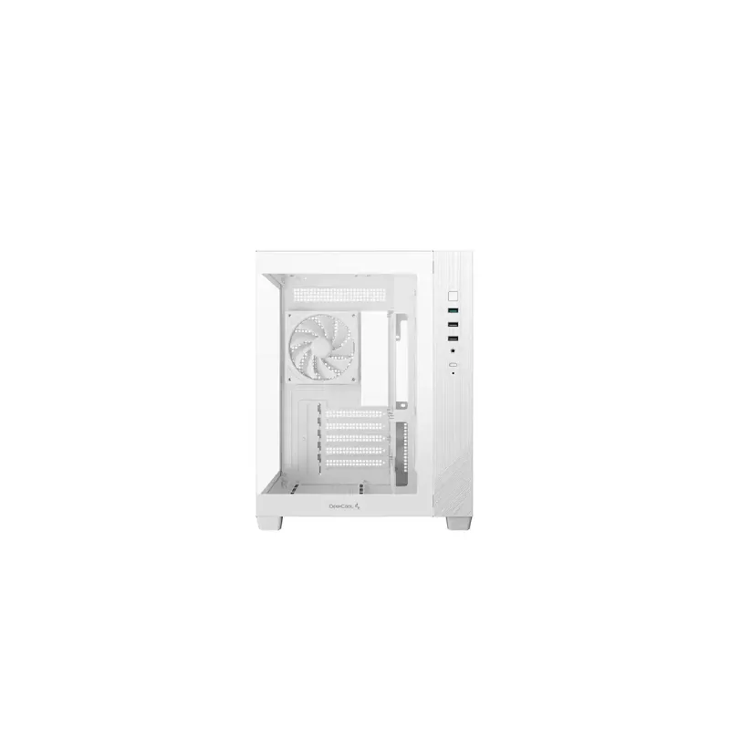 Obudowa PC DeepCool CG330 3F biały — średnia wieża ATX, biała