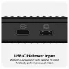 Obudowa SSD Hyper HD2500GL dla M.2 PCIe SSD (USB4 Gen4, USB‑C) Czarny