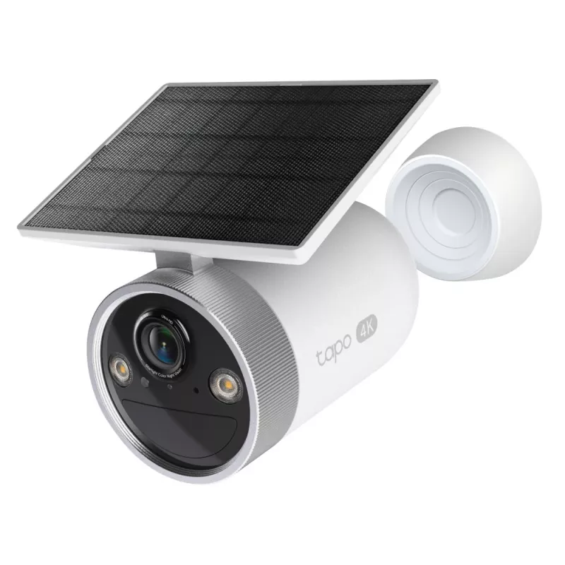 TP-Link Tapo Enhanced AI Solar Security Camera Ultra, Bezprzewodowa, Bullet, Wi-Fi, Zewnętrzna, 850 nm, 512 GB