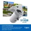 TP-Link Tapo Enhanced AI Solar Security Camera Ultra, Bezprzewodowa, Bullet, Wi-Fi, Zewnętrzna, 850 nm, 512 GB