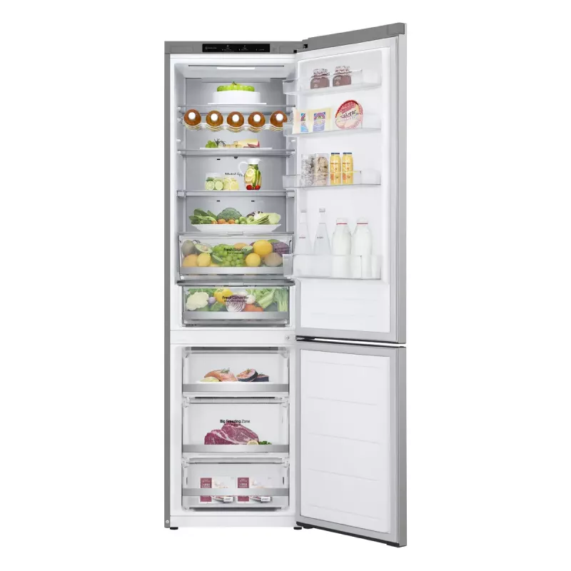LG GBV7280CPY.APYQEUR lodówko-zamrażarka Wolnostojąca 387 L Stal nierdzewna