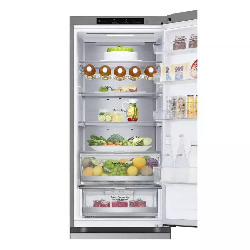 LG GBV7280CPY.APYQEUR lodówko-zamrażarka Wolnostojąca 387 L Stal nierdzewna