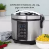 Multicooker Tristar RK-6132 — 1,5 L, 500 W, 7 programów automatycznych, LCD, stal nierdzewna/czarny