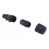 4‑biegunowy konektor kablowy speakON EQUIP, 4‑biegunowe gniazdo, czarny, 22,5×22,5 mm, 30 g