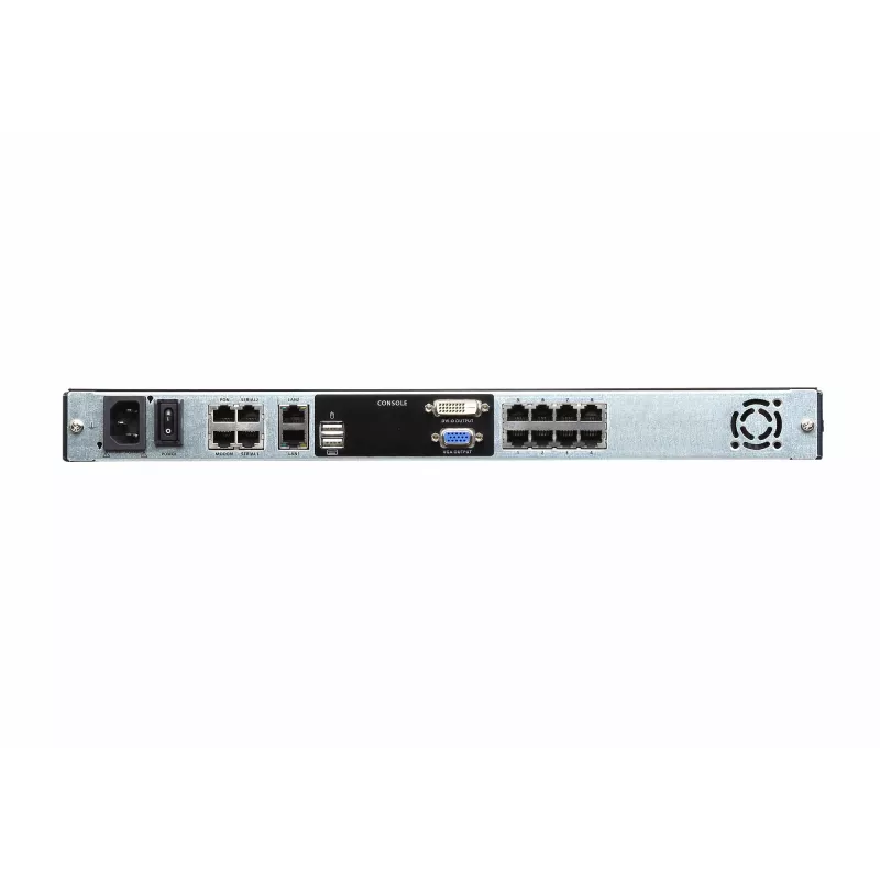 ATEN KL1108VN konsola rackowa 48,3 cm (19 cali) 1280 x 1024 piksele Metal Czarny 1U
