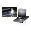 ATEN KL1508AM konsola rackowa 43,2 cm (17 cali) 1280 x 1024 pikseli Metal Czarny 1U