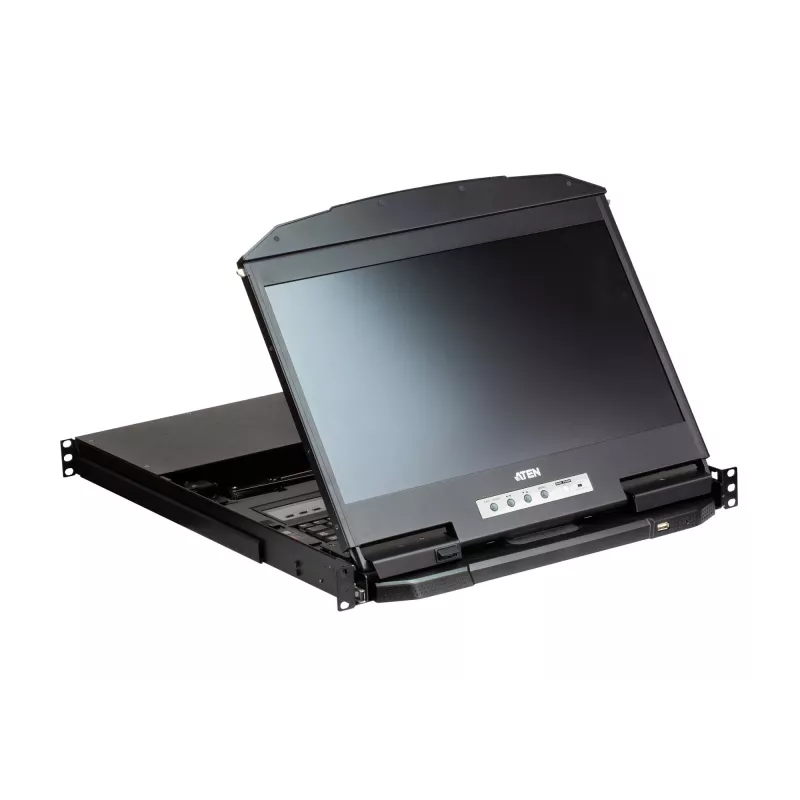 Konsola rackowa ATEN CL3884NW-ATA-EG 47 cm (18.5 cala) Czarna