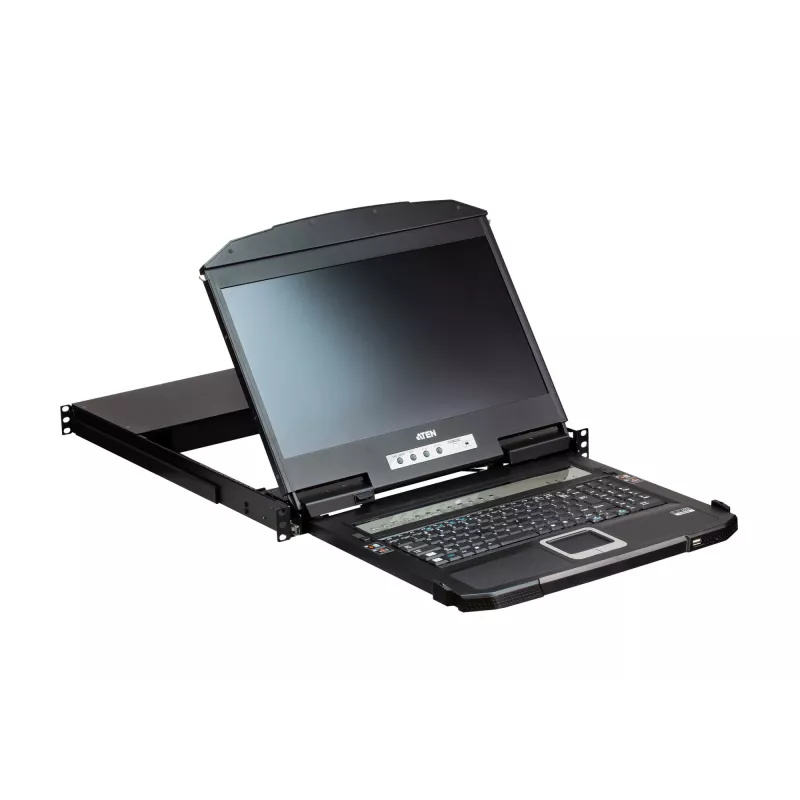 Konsola rackowa ATEN CL3884NW-ATA-EG 47 cm (18.5 cala) Czarna