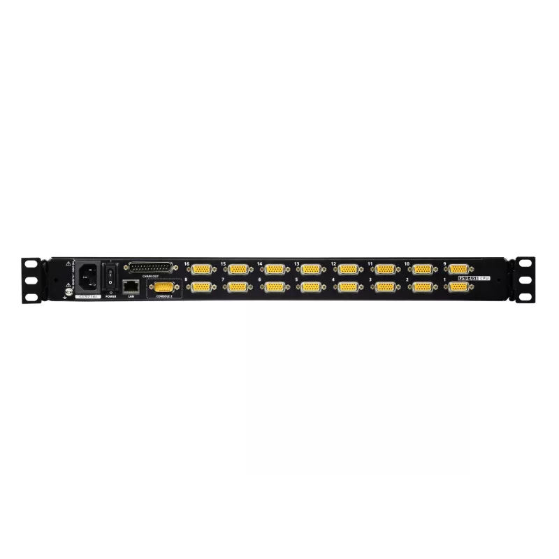ATEN CL5716IM konsola rackowa 43,2 cm (17 inch) 1280 x 1024 pikseli Metal, Plastik Czarny 1U