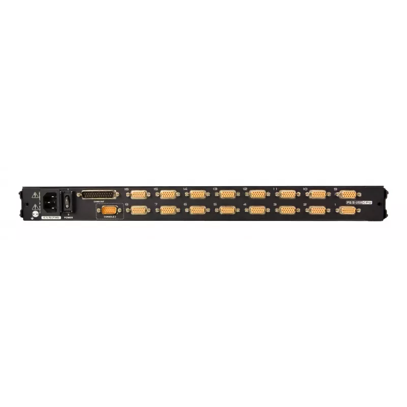 ATEN CL5716N konsola rackowa 48,3 cm (19 cali) 1280 x 1024 pikseli Metal, Plastik Czarny 1U