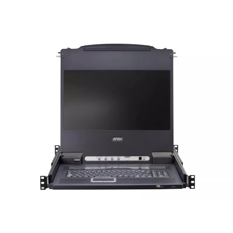 Konsola rackowa ATEN CL5716M 43,2 cm (17 cali) 1280 x 1024 piksele Metal, Plastik Czarny 1U