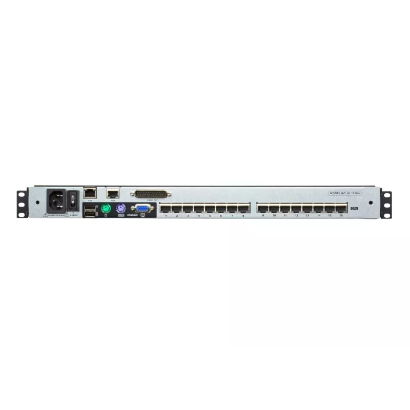 ATEN KL1516AIM konsola rackowa 43,2 cm (17 cali) 1280 x 1024 piksele Metal Czarny 1U