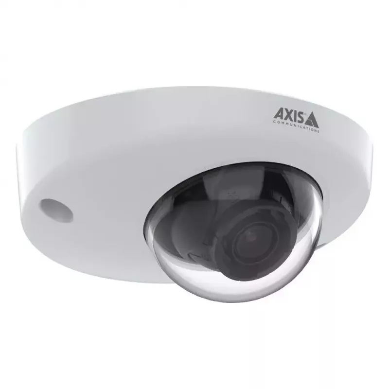 Kopułkowa kamera bezpieczeństwa IP AXIS 02502-001 — sufitowa wewnętrzna, 1920×1080, obiektyw 3,6 mm, przetwornik CMOS 1/2,9 cala, 0,04 lx, zakres obrotu 250°