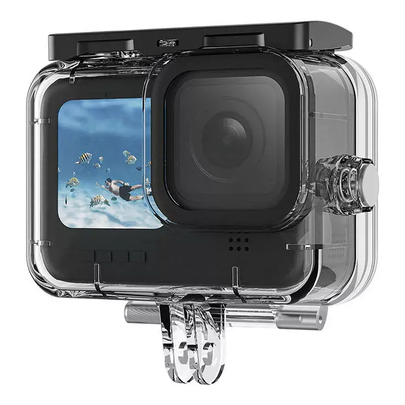 Zestaw ochronny Telesin do GoPro Hero 12/11/10/9 – twarda obudowa i silikonowe etui