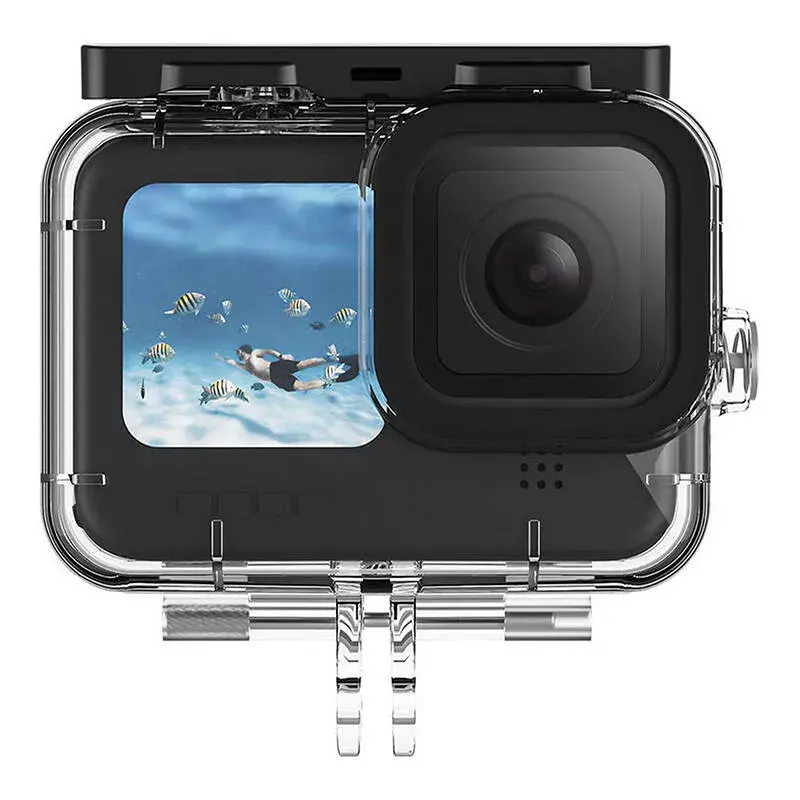 Zestaw ochronny Telesin do GoPro Hero 12/11/10/9 – twarda obudowa i silikonowe etui
