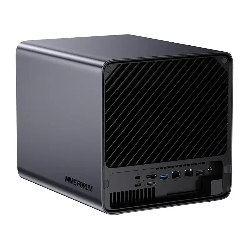 Mini-PC Minis Forum NAS N5 Pro AMD Ryzen AI 9 HX Pro 370, 32GB RAM, 128GB pamięci