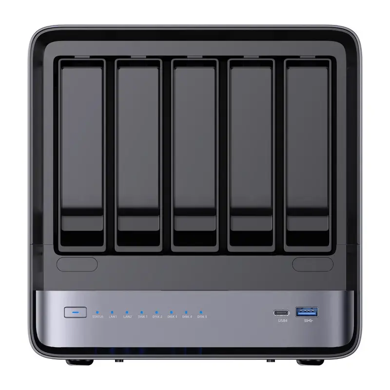Mini-PC Minis Forum NAS N5 Pro AMD Ryzen AI 9 HX Pro 370, 32GB RAM, 128GB pamięci
