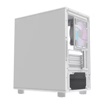 Obudowa komputerowa Darkflash DB330M biały v2 z trzema fabrycznie zamontowanymi wentylatorami, obsługa micro-ATX/mATX