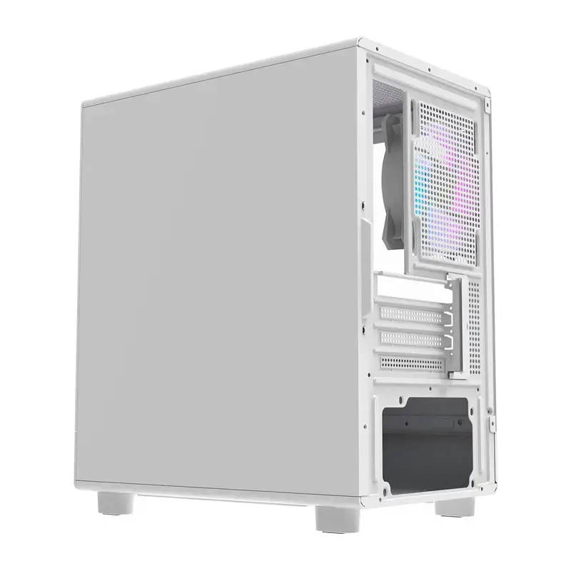 Obudowa komputerowa Darkflash DB330M biały v2 z trzema fabrycznie zamontowanymi wentylatorami, obsługa micro-ATX/mATX