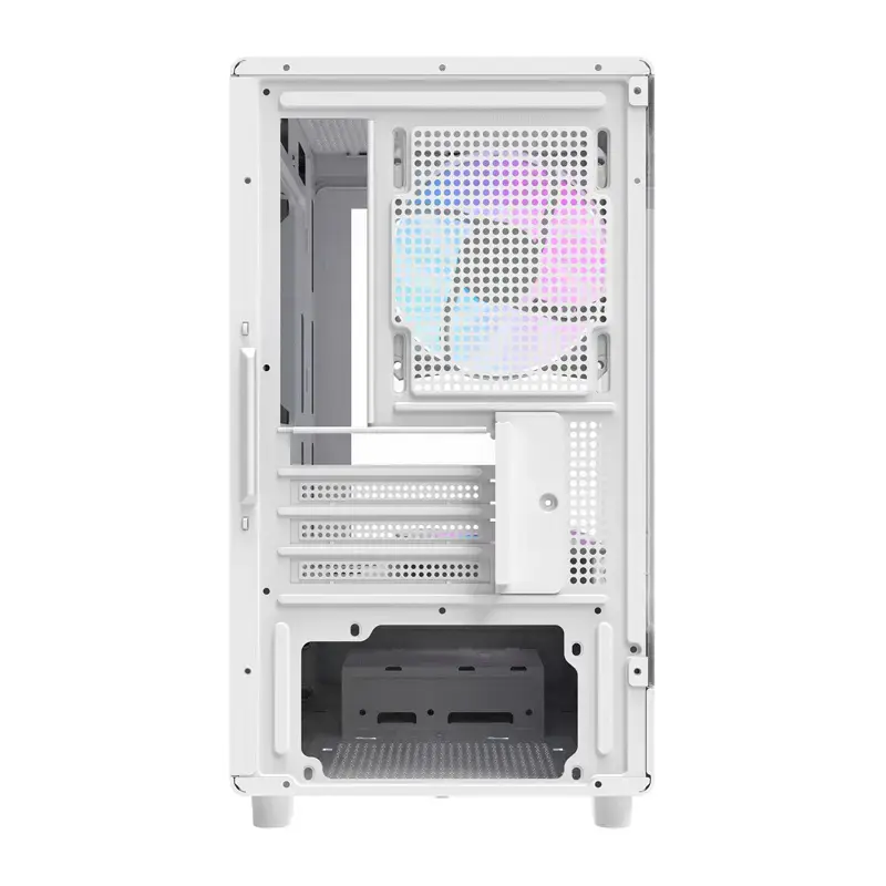 Obudowa komputerowa Darkflash DB330M biały v2 z trzema fabrycznie zamontowanymi wentylatorami, obsługa micro-ATX/mATX
