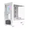 Obudowa komputerowa Darkflash DB330M biały v2 z trzema fabrycznie zamontowanymi wentylatorami, obsługa micro-ATX/mATX