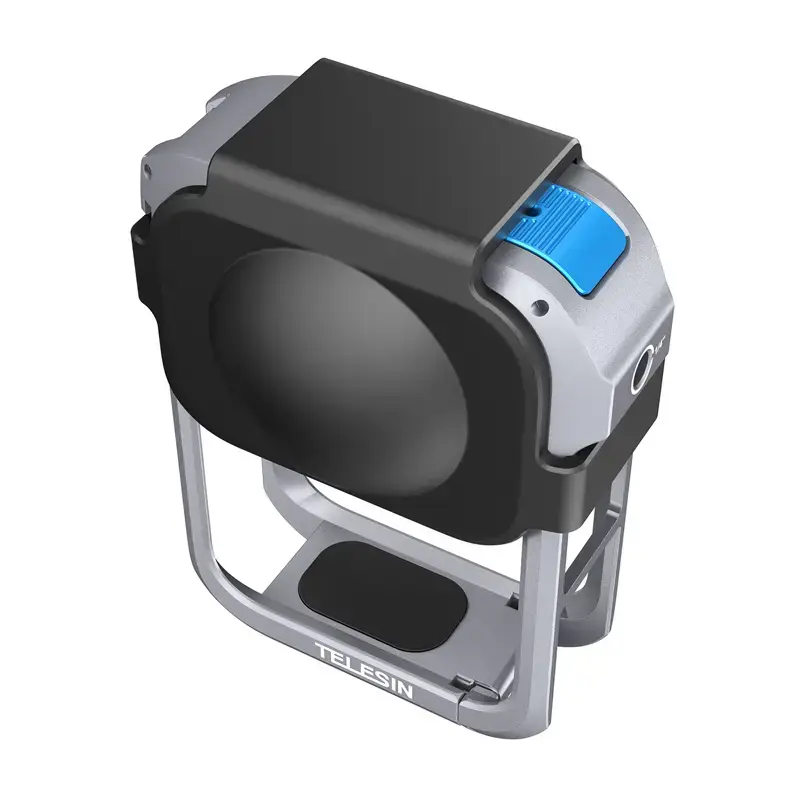Metalowa klatka ochronna Telesin do DJI Osmo 360 – lekka metalowa rama, punkty montażowe