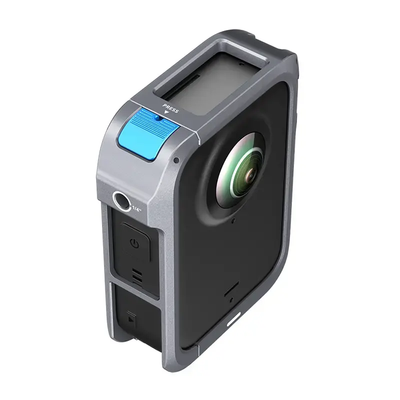 Metalowa klatka ochronna Telesin do DJI Osmo 360 – lekka metalowa rama, punkty montażowe