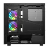 Obudowa komputerowa DarkFlash DS950V z przednim wyświetlaczem (czarna) i 6 fabrycznie zainstalowanymi wentylatorami