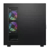 Obudowa komputerowa DarkFlash DS950V z przednim wyświetlaczem (czarna) i 6 fabrycznie zainstalowanymi wentylatorami