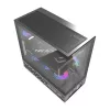 Obudowa komputerowa DarkFlash DS950V z przednim wyświetlaczem (czarna) i 6 fabrycznie zainstalowanymi wentylatorami