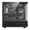 Obudowa komputerowa DarkFlash DS950V z przednim wyświetlaczem (czarna) i 6 fabrycznie zainstalowanymi wentylatorami
