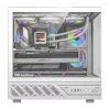 Obudowa komputerowa DarkFlash DS950V z wbudowanym wyświetlaczem, biała, zawiera 6 wentylatorów