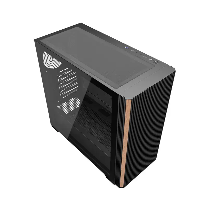 Obudowa komputerowa ATX Darkflash DS900WS — midi tower, bez wentylatorów, czarna
