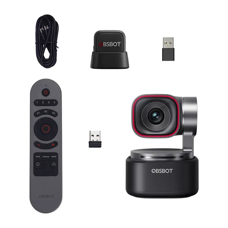 Kamera internetowa Obsbot Tiny 3 Lite z pilotem i wbudowanym mikrofonem