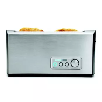 Toster Gastroback Design Pro 4S 2 kromki 1500 W Czarny Stal nierdzewna
