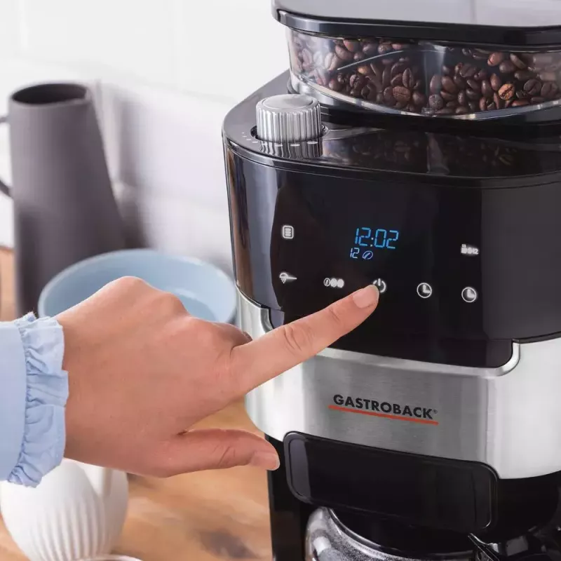 Ekspres przelewowy Gastroback 1,5 L Grind & Brew Pro