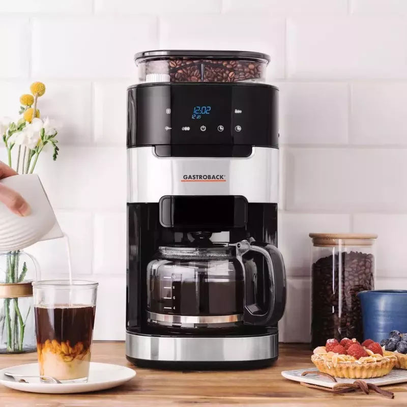 Ekspres przelewowy Gastroback 1,5 L Grind & Brew Pro
