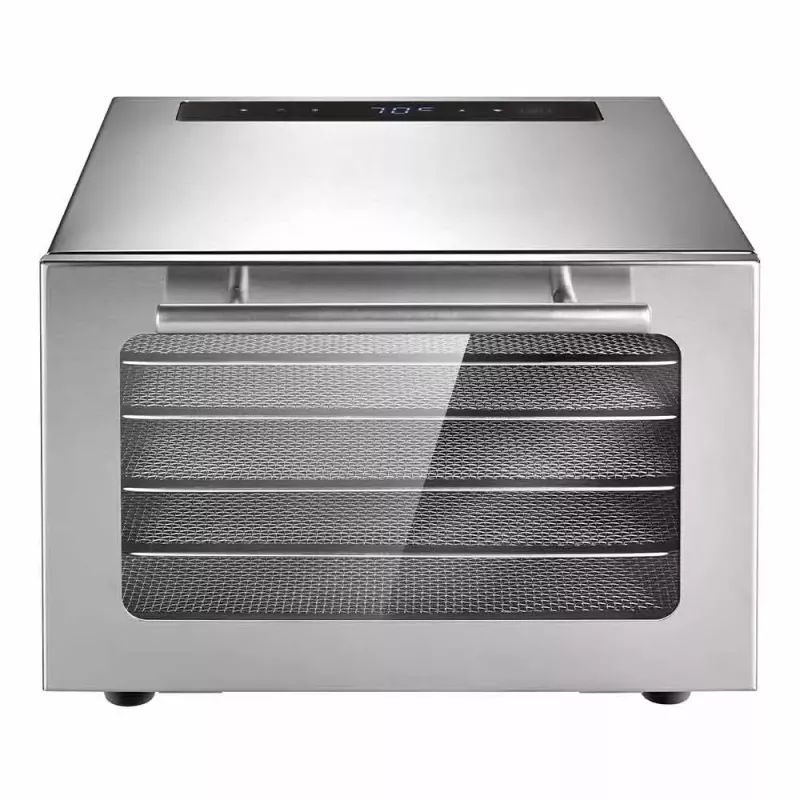 Suszarka do żywności GASTROBACK Mini Professional 400 W, stal nierdzewna, timer do 24 h, 282×347×206 mm