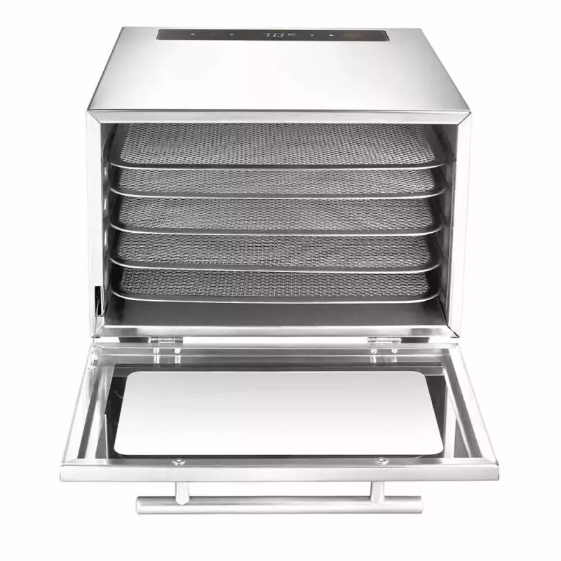 Suszarka do żywności GASTROBACK Mini Professional 400 W, stal nierdzewna, timer do 24 h, 282×347×206 mm