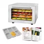 Suszarka do żywności GASTROBACK Mini Professional 400 W, stal nierdzewna, timer do 24 h, 282×347×206 mm