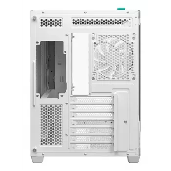 Obudowa PC Tower DeepCool CG530U 4F biały — zasilacz z tyłu, obsługa 3x120mm wentylatorów bocznych + 1x120mm wentylatora tylnego, montaż wentylatorów 120/140mm, HDD 2,5 cala i 3,5 cala