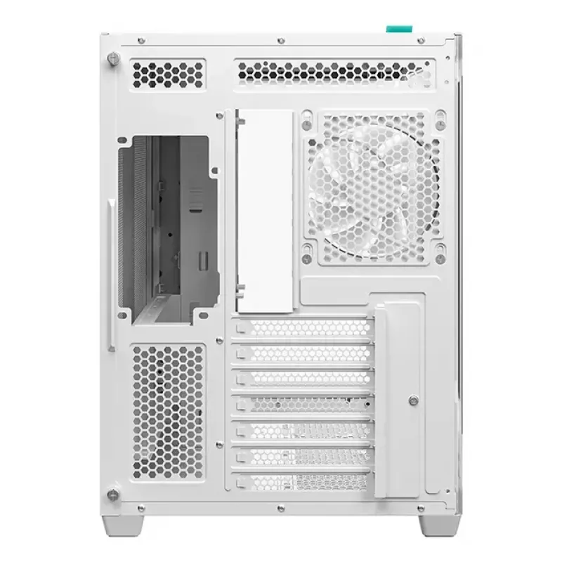 Obudowa PC Tower DeepCool CG530U 4F biały — zasilacz z tyłu, obsługa 3x120mm wentylatorów bocznych + 1x120mm wentylatora tylnego, montaż wentylatorów 120/140mm, HDD 2,5 cala i 3,5 cala