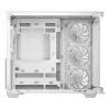 Obudowa PC Tower DeepCool CG530U 4F biały — zasilacz z tyłu, obsługa 3x120mm wentylatorów bocznych + 1x120mm wentylatora tylnego, montaż wentylatorów 120/140mm, HDD 2,5 cala i 3,5 cala