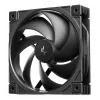 Wentylator obudowy DeepCool FD12 V2 120 mm Czarny, 500–2500 RPM, łożysko hydrauliczne, 4 szt.