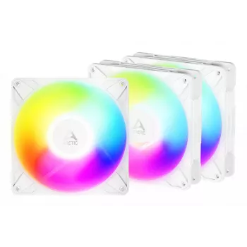 ARCTIC Freezer P14 Pro Reverse A-RGB (biały) - 3 szt. - wentylator PWM A-RGB 140 mm z rozgałęźnikiem kabli