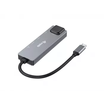 Equip 5 w 1 wielofunkcyjny adapter, 2.5GbE, USB-A x 2, USB-C x 1, USB-C, 100 W USB PD