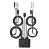 Lindy 2 Port DisplayPort 1.2, USB Type C, USB 2.0 i Audio – przełącznik KVM