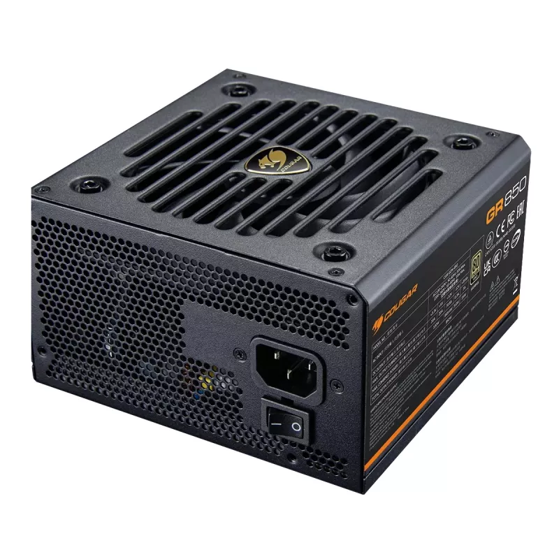 Zasilacz Cougar GR 850W ATX3.1 PCIe 5.1 80 PLUS Gold, 850 W, 20+4 pin ATX, wentylator 120 mm, czarny