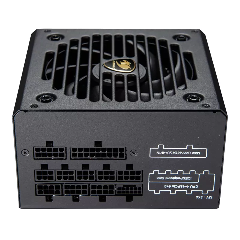 Zasilacz Cougar GR 850W ATX3.1 PCIe 5.1 80 PLUS Gold, 850 W, 20+4 pin ATX, wentylator 120 mm, czarny