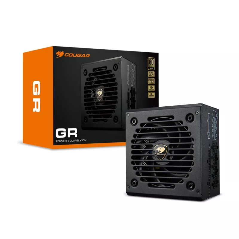 Zasilacz Cougar GR 850W ATX3.1 PCIe 5.1 80 PLUS Gold, 850 W, 20+4 pin ATX, wentylator 120 mm, czarny